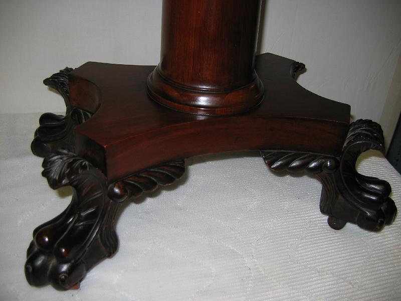 Picture 039.jpg - Mhg. Highly Carved Sewing Cabinet, claw feet